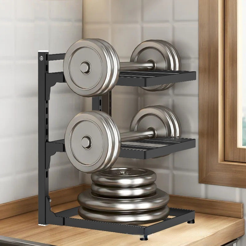 1pc Kitchen Under Sink Rack Household Pot Storage Rack Stovetop Cabinet