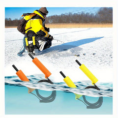 Retractable Ice Pick With Whistle for Safety Fishing Skating Protection