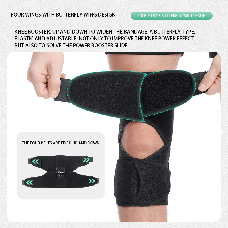 Adjustable Knee Booster Protective Cover Squat Knee Pads