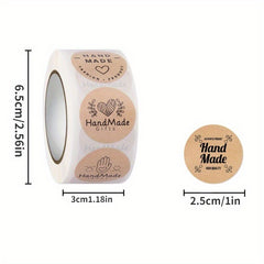 500 Cake Bread Baking Shop Decoration Sealing Stickers