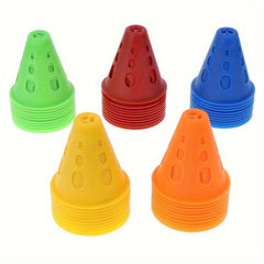 10pcs Soccer Training Cones Improve Game Outdoor Sports Accessories