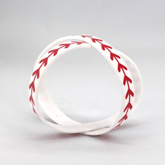 Softball Bracelet Silicone Wristbands Team Athletes Party Favors