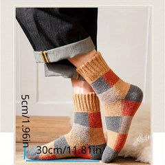 Men's Winter Thick Warm Socks, 5 Pairs