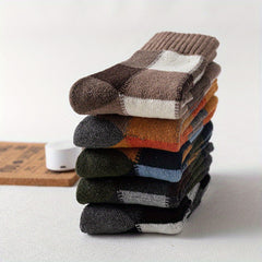 5 Pairs Men's Winter Thick Warm Socks