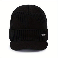 Knitted Baseball Cap for Winter Outdoor Sport Elderly