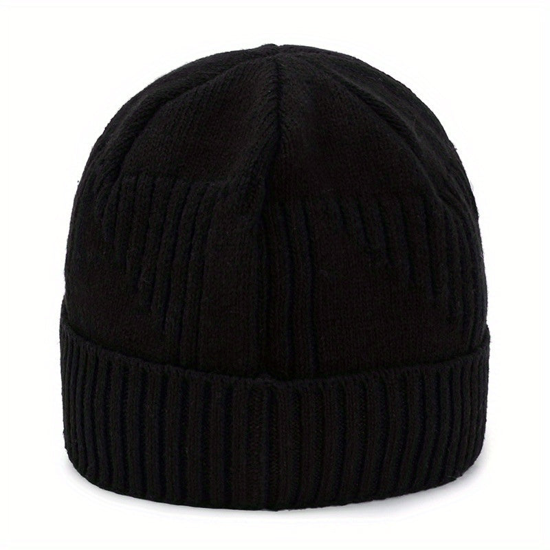Knitted Baseball Cap for Winter Outdoor Sport Elderly
