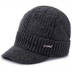 Knitted Baseball Cap for Winter Outdoor Sport Elderly