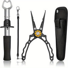 2pcs Fishing Pliers Fish Lip Gripper Upgraded Muti Function Fishing Pliers Hook
