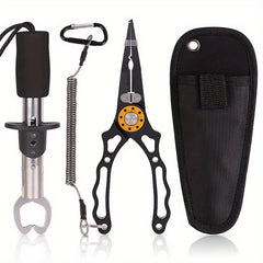 2pcs Fishing Pliers Fish Lip Gripper Upgraded Muti Function Fishing Pliers Hook