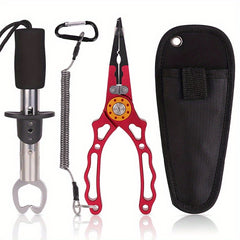 2pcs Fishing Pliers Fish Lip Gripper Upgraded Muti Function Fishing Pliers Hook
