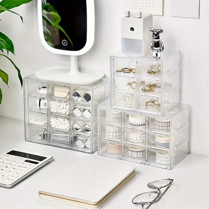 Dustproof Organizer for Stationery Jewelry Cosmetics