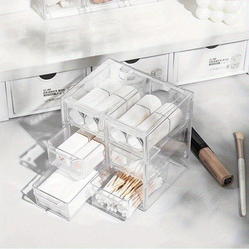Dustproof Organizer for Stationery Jewelry Cosmetics