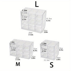 Dustproof Organizer for Stationery Jewelry Cosmetics