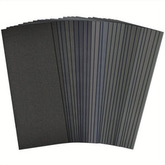 28pcs Wet/Dry Sandpaper Assorted Grits 120-3000 Waterproof Abrasive Sheets