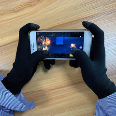 2pcs Touch Screen Game Gloves Anti-scratch Sweat Sensitive Figer Gloves
