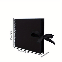 Bow Ribbon A5 Photo Album 30 Pages DIY Scrapbook Photo Organiser