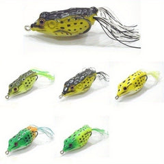 2pcs Hollow Body Soft Frog Topwater Soft Lure Bionic Fishing Lures