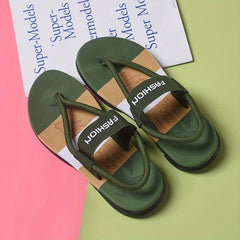 Women's Letter Graphic Thong Sandals Flat Beach Sandals