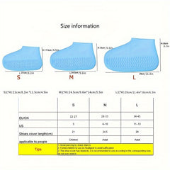 Rubber Shoe Covers Waterproof Reusable Non Slip Boots Cover