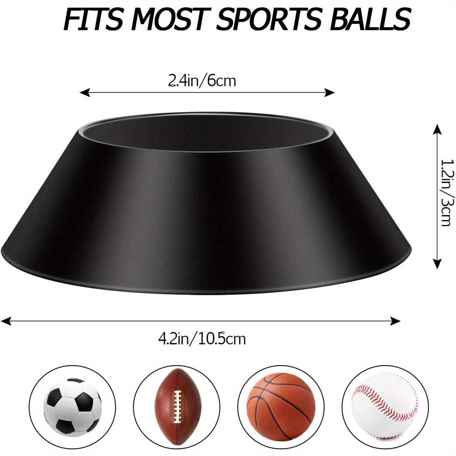 6pcs Ball Display Stand Holder for Sports Balls