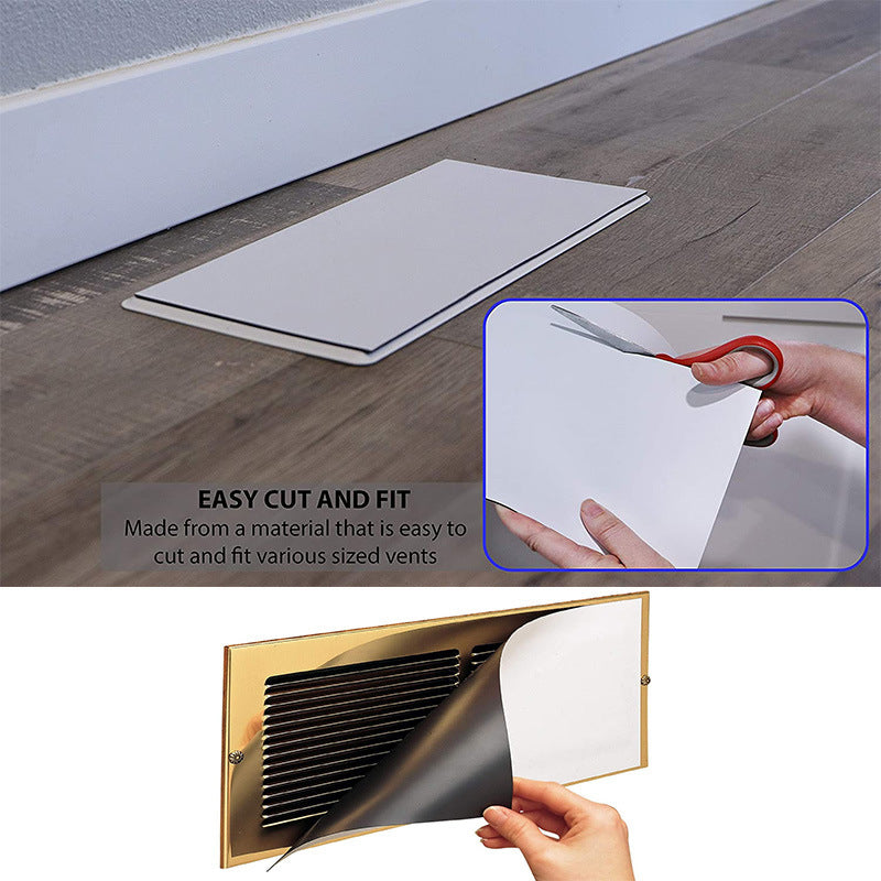 4pcs Magnetic Vent Covers for Home Floor Air Registers 13.97x30.48cm
