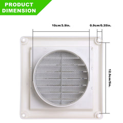 10 16 Cm Dryer Vent Cover for Outdoor Bathroom Flat Dryer Vent Kit