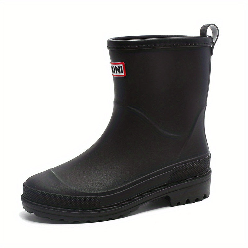 Women's Waterproof Rain Boots Medium Tube Comfortable Solid Non slip Outdoor