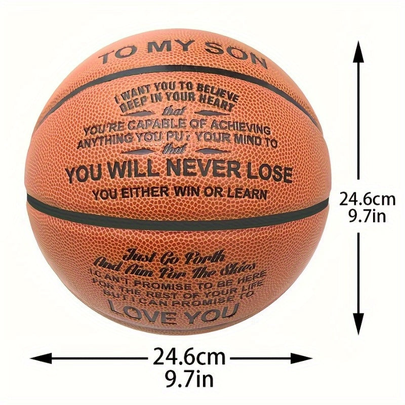 Outdoor Training Basketball Size 7 Professional Reusable Birthday Gift
