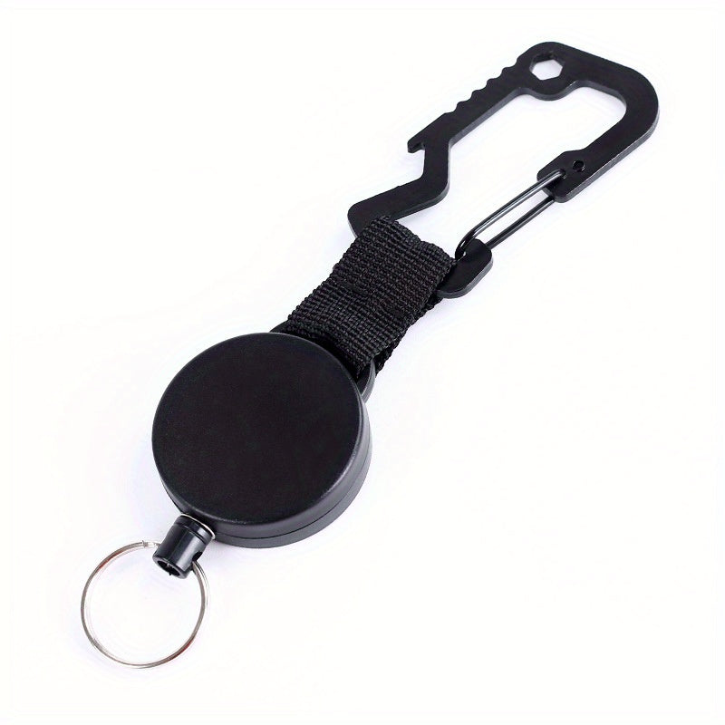 Telescopic Hook Buckle Keychain for Fishing Camping Hiking