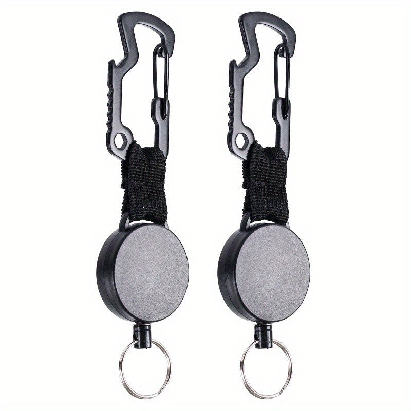 Telescopic Hook Buckle Keychain for Fishing Camping Hiking