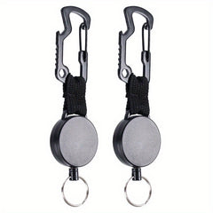 Telescopic Hook Buckle Keychain for Fishing Camping Hiking