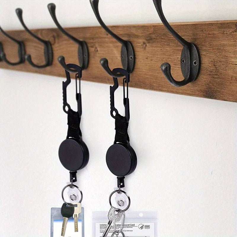 Telescopic Hook Buckle Keychain for Fishing Camping Hiking