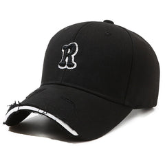 Letter R Baseball Cap Outdoor Sun Hat
