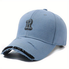 Letter R Baseball Cap Outdoor Sun Hat