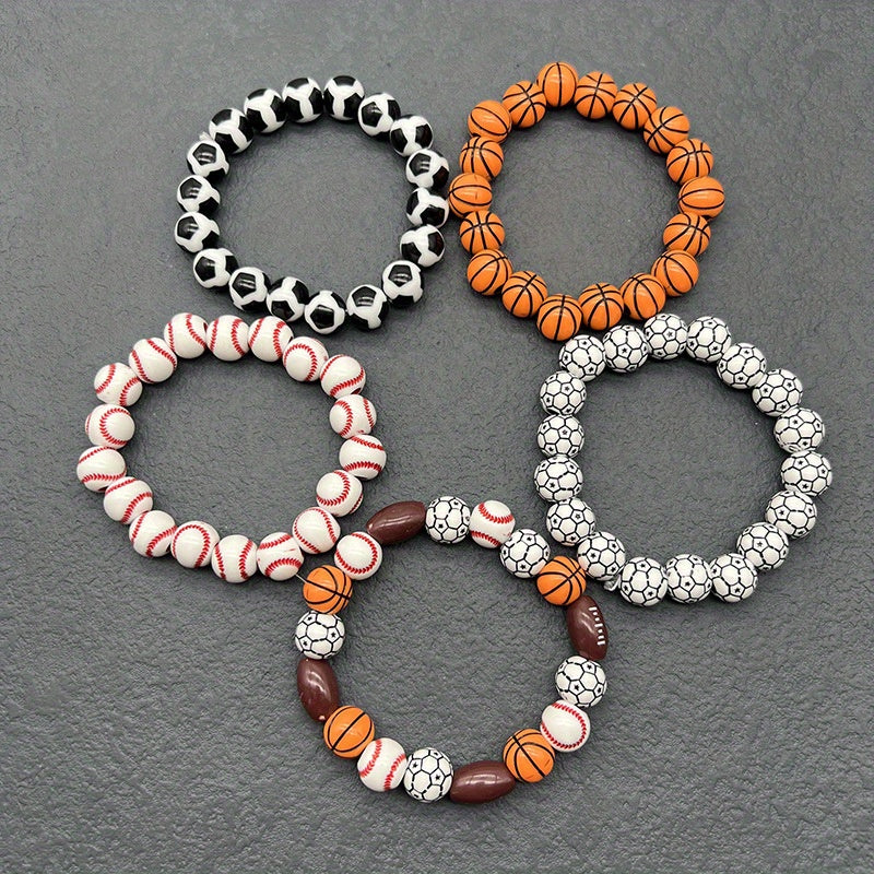 Adjustable Wax Thread Bracelet For Team Sports