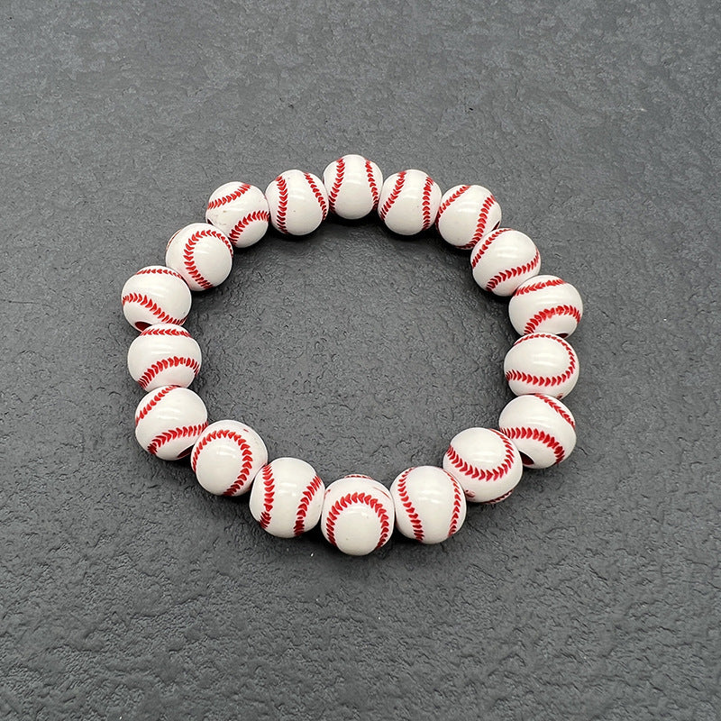Adjustable Wax Thread Bracelet For Team Sports