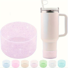 Glitter Silicone Cup Base Cover Protective Sleeve