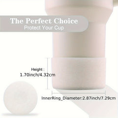 Glitter Silicone Cup Base Cover Protective Sleeve