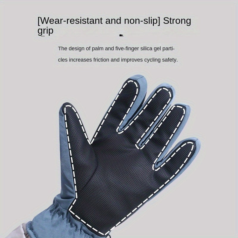 Winter Skiing Gloves Waterproof Touch Screen Warm Outdoor Riding Gloves