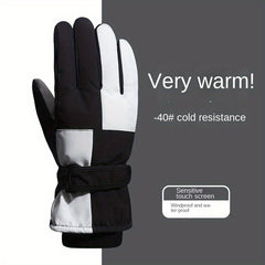 Winter Skiing Gloves Waterproof Touch Screen Warm Outdoor Riding Gloves