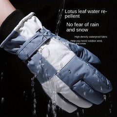 Winter Skiing Gloves Waterproof Touch Screen Warm Outdoor Riding Gloves