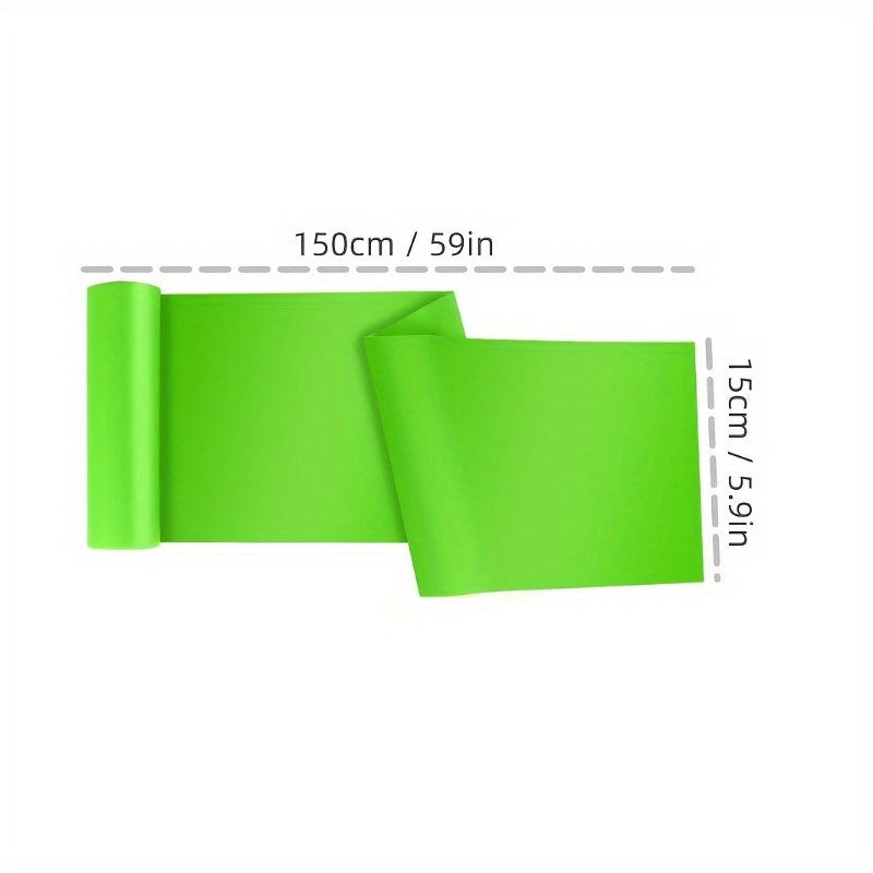 2pcs TPE Solid Latex Pilates Band Resistance Tension Rope for Strength Training