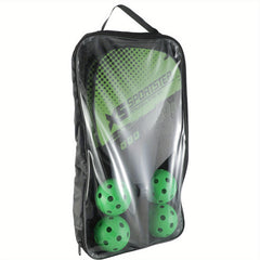 Pickleball Racket Set - 2 Rackets 4 Balls & Bag