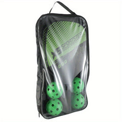 Pickleball Racket Set - 2 Rackets 4 Balls & Bag