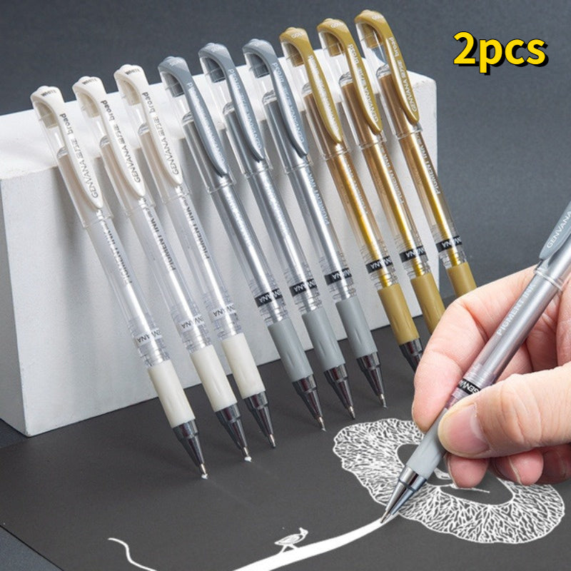 2pcs Highlighter Sketch Markers 1 0mm Paint Marker Pen Gel Pen For Art