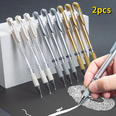 2pcs Highlighter Sketch Markers 1 0mm Paint Marker Pen Gel Pen For Art