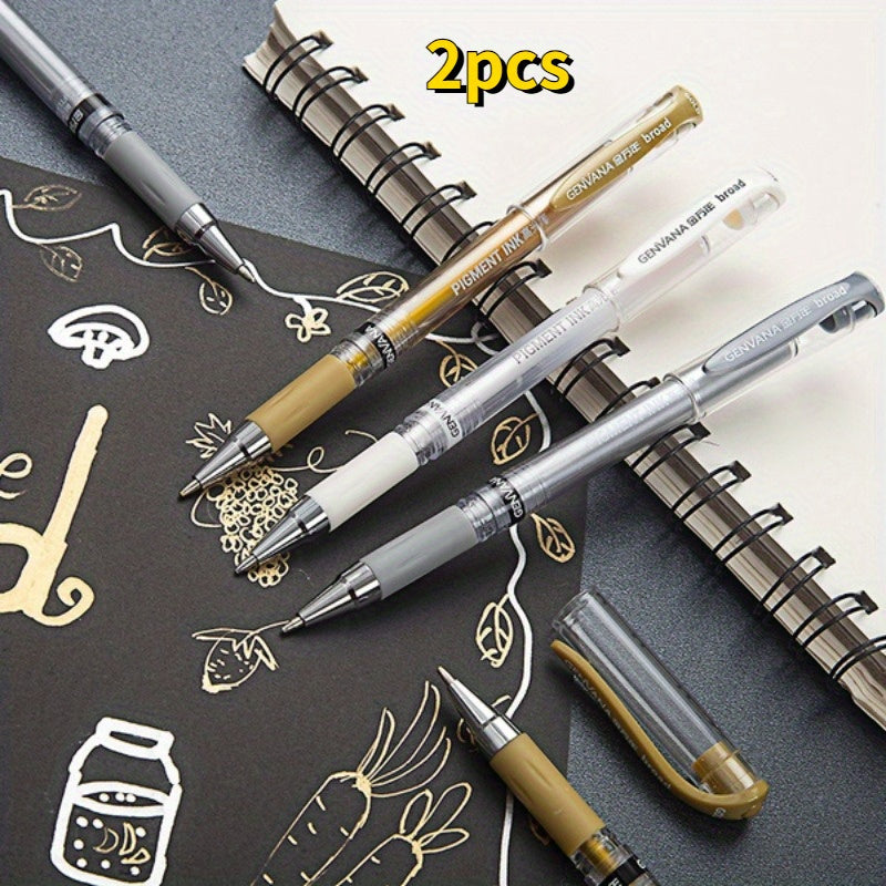 2pcs Highlighter Sketch Markers 1 0mm Paint Marker Pen Gel Pen For Art