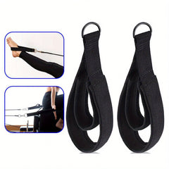 Comfort Double Loop Pilates Straps D ring Yoga Handle Rope