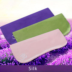 Soft Yoga Eye Pillow with Strap for Rest & Meditation