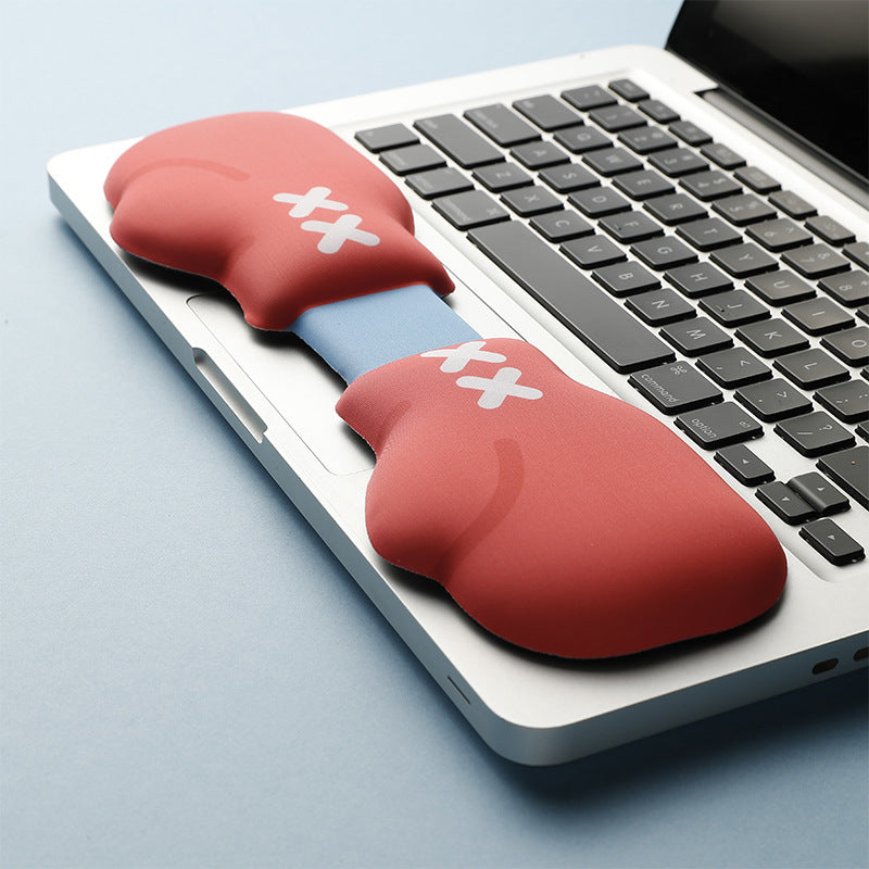 Boxing Gloves Keyboard Wrist Rest & Mouse Pad Set